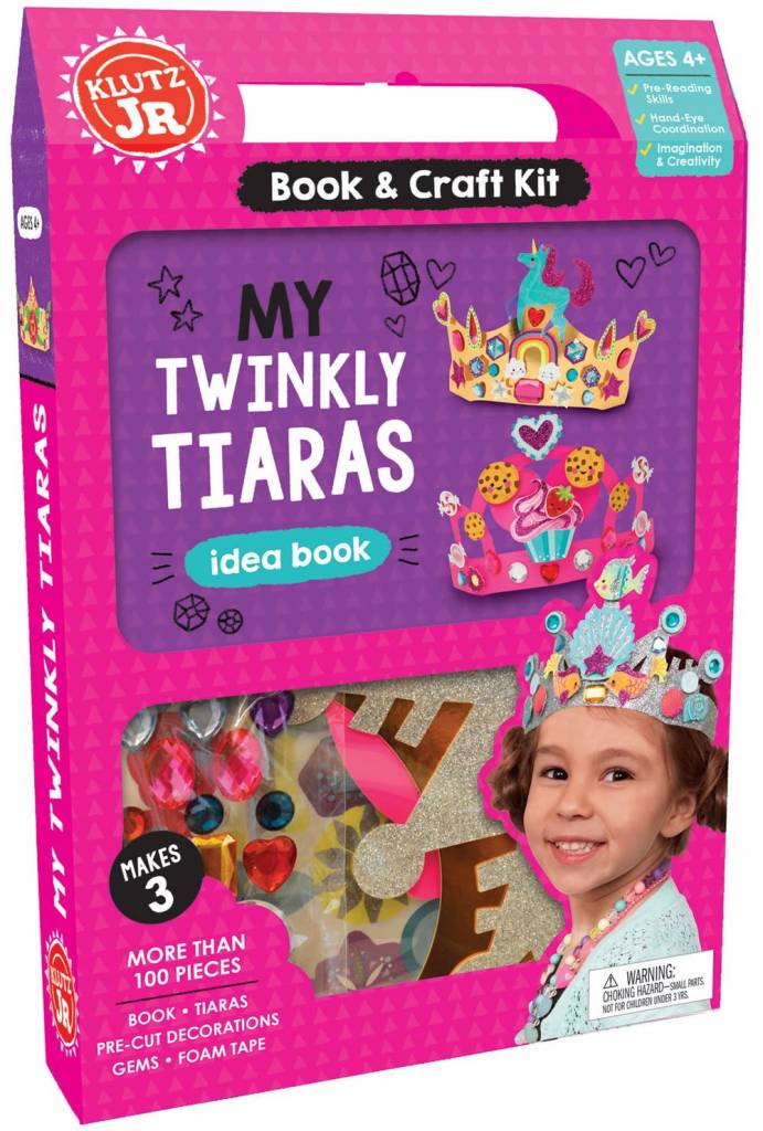 Scholastic Inc. Klutz Jr.: My Twinkly Tiaras Idea Book (and Craft Kit)
