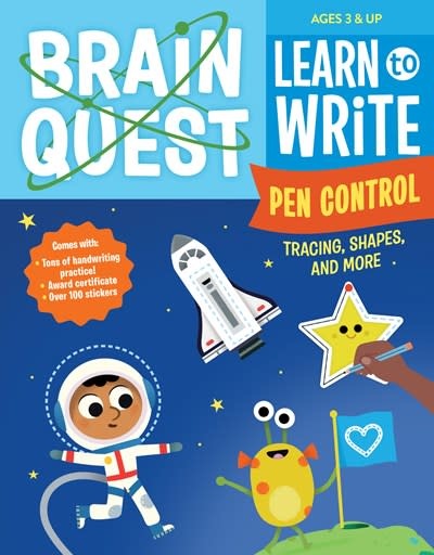 Workman Publishing Company Brain Quest Learn to Write: Pen Control, Tracing, Shapes, and More