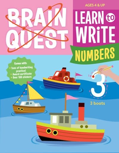 Workman Publishing Company Brain Quest Learn to Write: Numbers