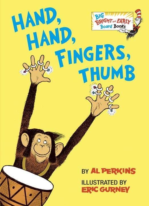 Random House Books for Young Readers Hand, Hand, Fingers, Thumb (Big Bright & Early Board Books)