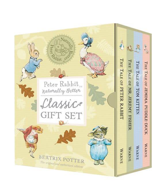 Warne Peter Rabbit: Naturally Better Classic Gift Set (4 books)