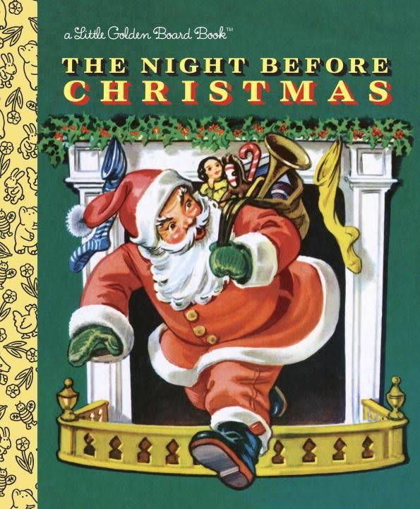 Golden Books The Night Before Christmas (Little Golden Board Book)