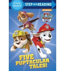 Random House Books for Young Readers Paw Patrol: Five Puptacular Tales! (Step-into-Reading, 5-in-1 Book)