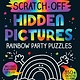 Highlights Press Scratch-Off Hidden Pictures Rainbow Party Puzzles