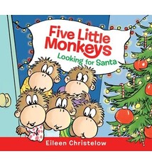 Clarion Books Five Little Monkeys Looking for Santa Board Book
