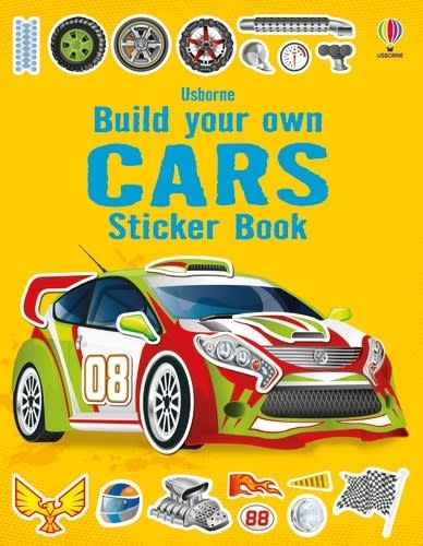 Usborne Build your own Cars Sticker book