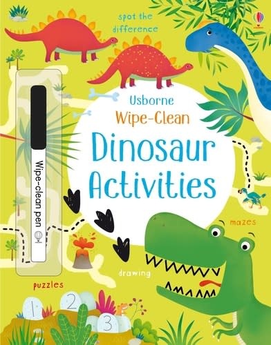 Usborne Wipe-Clean Dinosaur Activities