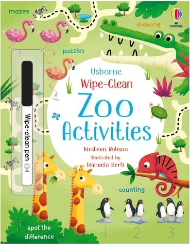 Usborne Usborne Wipe-Clean: Zoo Activities