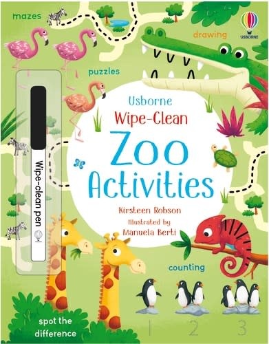 Usborne Wipe-Clean Zoo Activities
