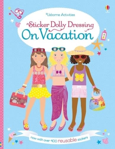 Usborne Sticker Dolly Dressing On Vacation