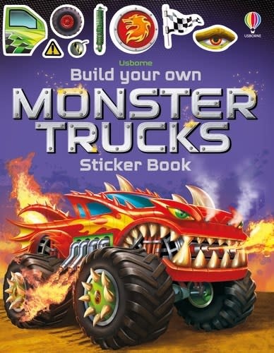 Build Your Own Monster Trucks Sticker Book [Book]