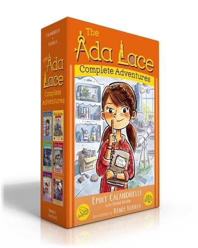 Simon & Schuster Books for Young Readers The Ada Lace Complete Adventures (Boxed Set): Ada Lace, on the Case; Ada Lace Sees Red; Ada Lace, Take Me to Your Leader; Ada Lace and the Impossible Mission; Ada Lace and the Suspicious Artist; Ada Lace Gets Famous