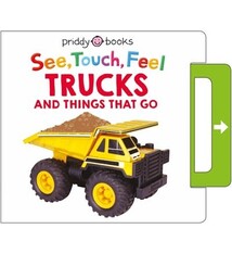 Priddy Books US See, Touch, Feel: Trucks and Things That Go: A Noisy Pull-Tab Book