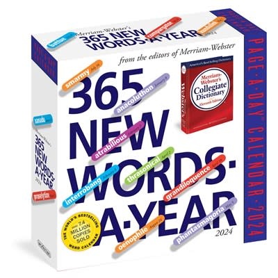 Workman Publishing Company 365 New Words-A-Year Page-A-Day Calendar 2024: From the Editors of Merriam-Webster
