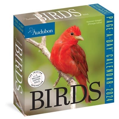 Workman Publishing Company Audubon Birds Page-A-Day Calendar 2024: The World's Favorite Bird Calendar