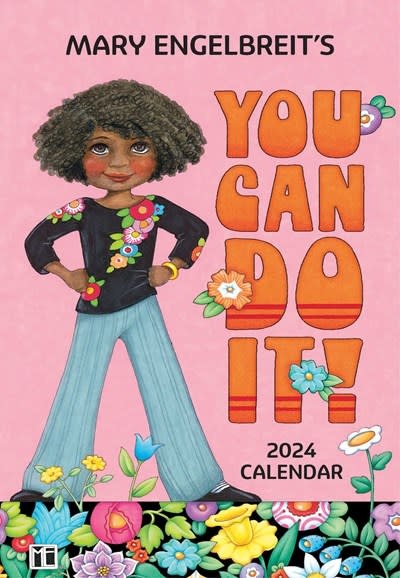 Andrews McMeel Publishing Mary Engelbreit's 12-Month 2024 Monthly Pocket Planner Calendar: You Can Do It