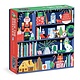 Galison Deck the Shelves 1000 Piece Puzzle in a Square Box