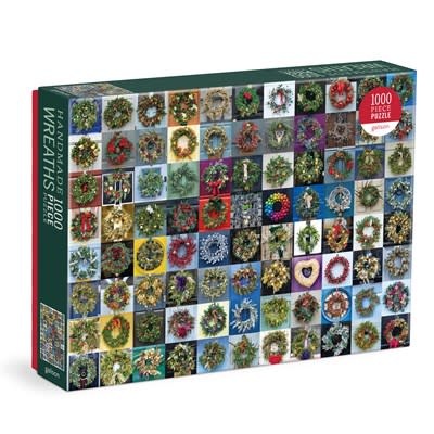 Galison Handmade Wreaths 1000 Piece Puzzle