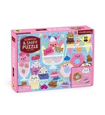 Mudpuppy Cat Cafe 60 Piece Scratch & Sniff Puzzle
