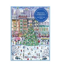 Galison Michael Storrings Christmas in the City Greeting Card Puzzle