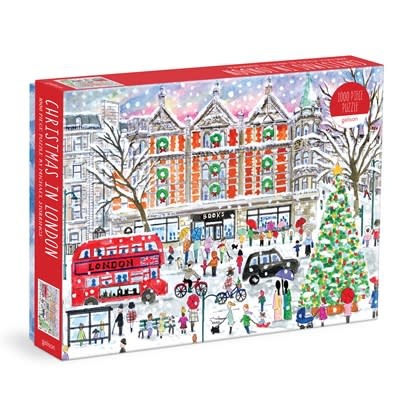 Galison Michael Storrings Christmas in London 1000 Piece Puzzle