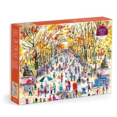 Galison Michael Storrings Fall in Central Park 1000 Piece Puzzle