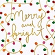 Merry and Bright Small Holiday Cards (Set of 20)