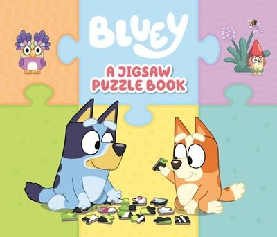 Penguin Young Readers Licenses Bluey: A Jigsaw Puzzle Book: Includes 4 Double-Sided Puzzles