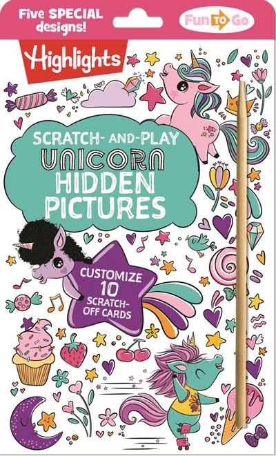 Highlights Press Scratch-and-Play Unicorn Hidden Pictures