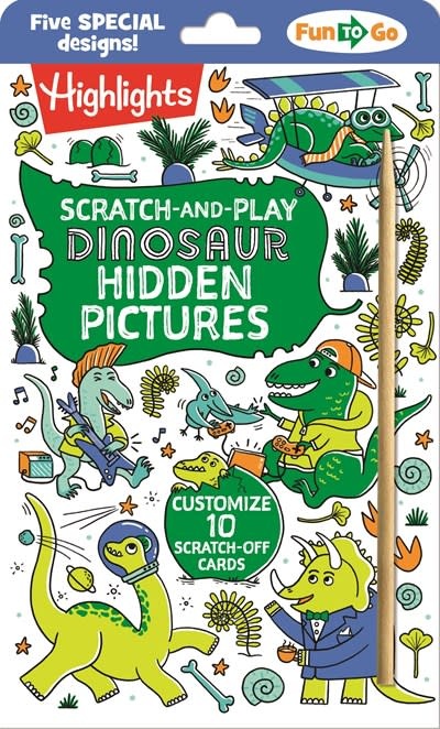 Scratch-Off Books: Dinosaur Puzzles