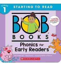 Scholastic Inc. Bob Books - Phonics for Early Readers Box Set | Phonics, Ages 4 and up, Kindergarten (Stage 1: Starting to Read)