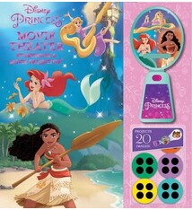 Printers Row Disney Princess: Moana, Rapunzel, and Ariel Movie Theater Storybook & Movie Projector
