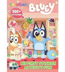 Printers Row Bluey: Stickertivity: My First Sticker Activity Fun