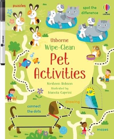 Usborne Wipe-Clean Pet Activities