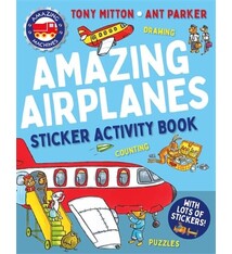 Kingfisher Amazing Machines Amazing Airplanes Sticker Activity Book
