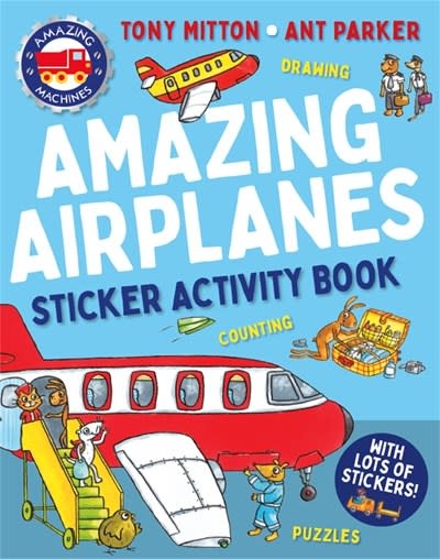 Kingfisher Amazing Machines Amazing Airplanes Sticker Activity Book