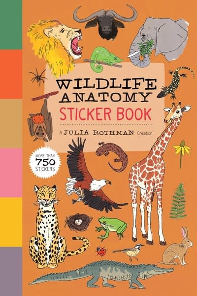 Storey Publishing, LLC Wildlife Anatomy Sticker Book: A Julia Rothman Creation: More than 500 Stickers