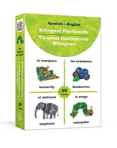Clarkson Potter The World of Eric Carle Bilingual Flashcards: 50 Cards in English and Spanish
