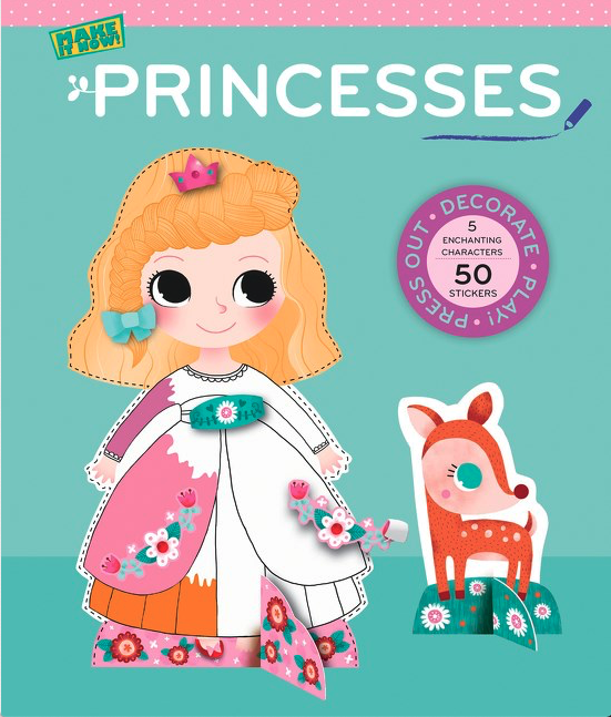 HMH Books for Young Readers Make It Now! Princesses (Press-Out Activities and Stickers)