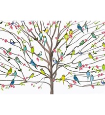 Tree of Budgies Note Cards (Set of 14)