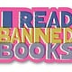 Pink I Read Banned Books Sticker