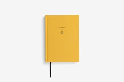 The School of Life Writing as Therapy Journal: Projects: A linen-bound notebook designed to accommodate ideas, aspirations and worries
