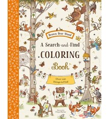 Magic Cat Brown Bear Wood: A Search-and-Find Coloring Book: Over 100 Things to Find