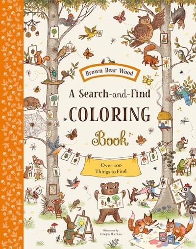 Magic Cat Brown Bear Wood: A Search-and-Find Coloring Book: Over 100 Things to Find