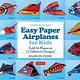 Tuttle Publishing Easy Paper Airplanes for Kids Kit: Fold 36 Paper Planes in 12 Different Designs! (Includes 150 Stickers!)