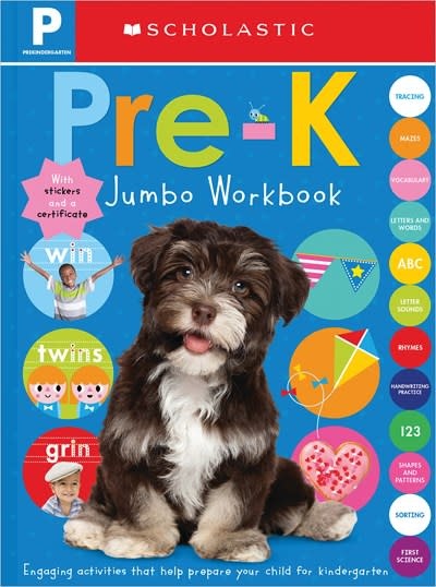 Cartwheel Books Pre-K Jumbo Workbook: Scholastic Early Learners (Jumbo Workbook)