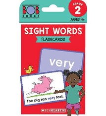 Scholastic Inc. Bob Books - Sight Words Flashcards | Phonics, Ages 4 and up, Kindergarten (Stage 2: Emerging Reader)