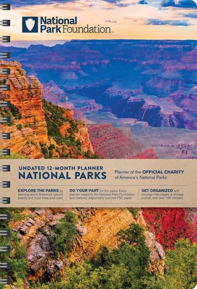 Sourcebooks National Park Foundation Undated Planner