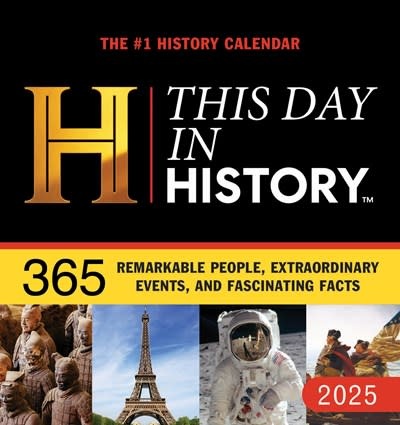 Sourcebooks 2025 History Channel This Day in History Boxed Calendar: 365 Remarkable People, Extraordinary Events, and Fascinating Facts