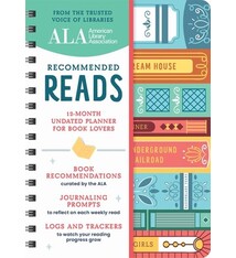 Sourcebooks American Library Association Recommended Reads and Undated Planner: A 12-Month Book Log and Undated Planner with Weekly Reads, Book Trackers, and More!